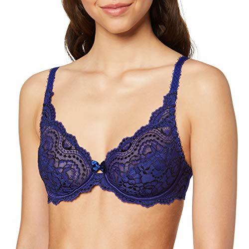Social Playtex Flower Elegance Full Cup Balconette, Azul