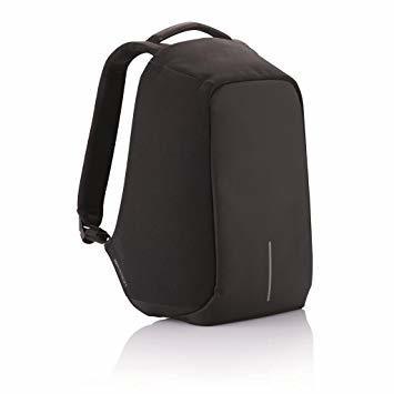 Social XD Design Bobby Original Mochila Antirrobo Portátil con USB Gris
