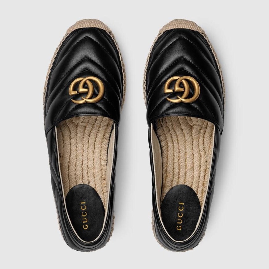 Productos Gucci Leather espadrille with Double G