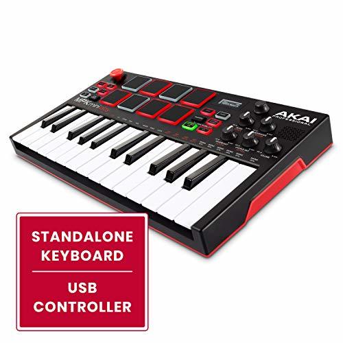 Electrónica AKAI Professional MPK Mini Play - Mini teclado controlador MIDI USB completamente