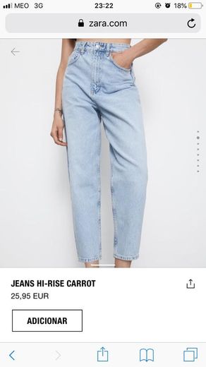 Jeans hi-rise carrot 