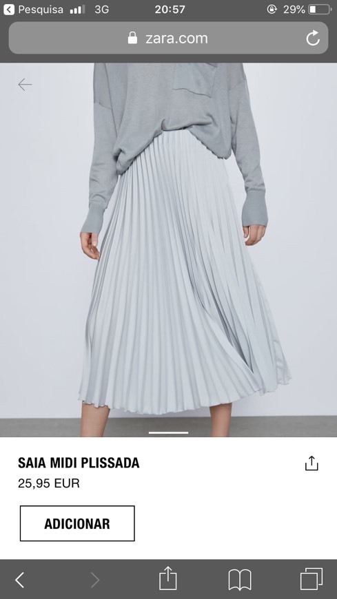 Moda Saia midi 