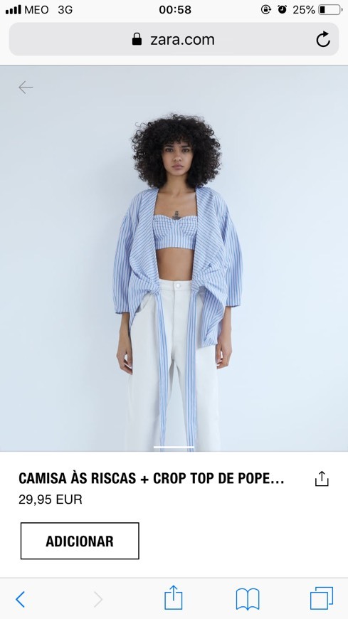 Moda Camisa e top às riscas 