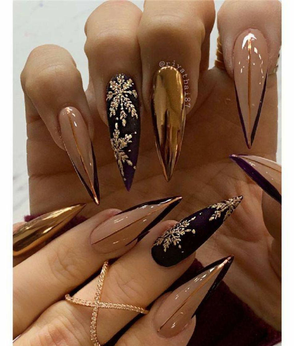 Fashion Unhas perfeitas gold