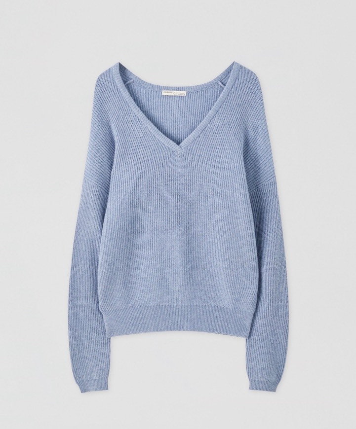 Product Sweater básica de malha PULL&BEAR 