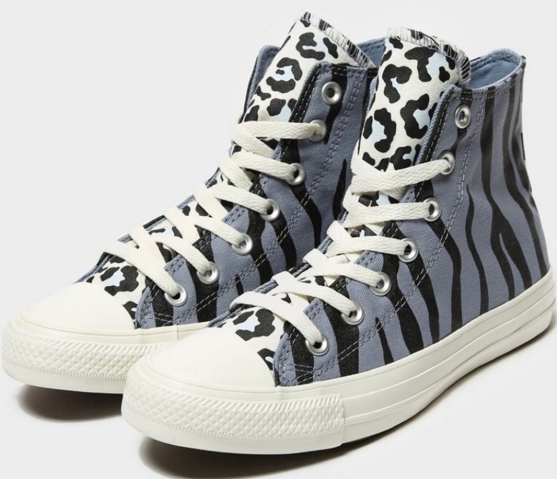 Moda Converse All Star High para Mulher padrão zebra e tigresa 