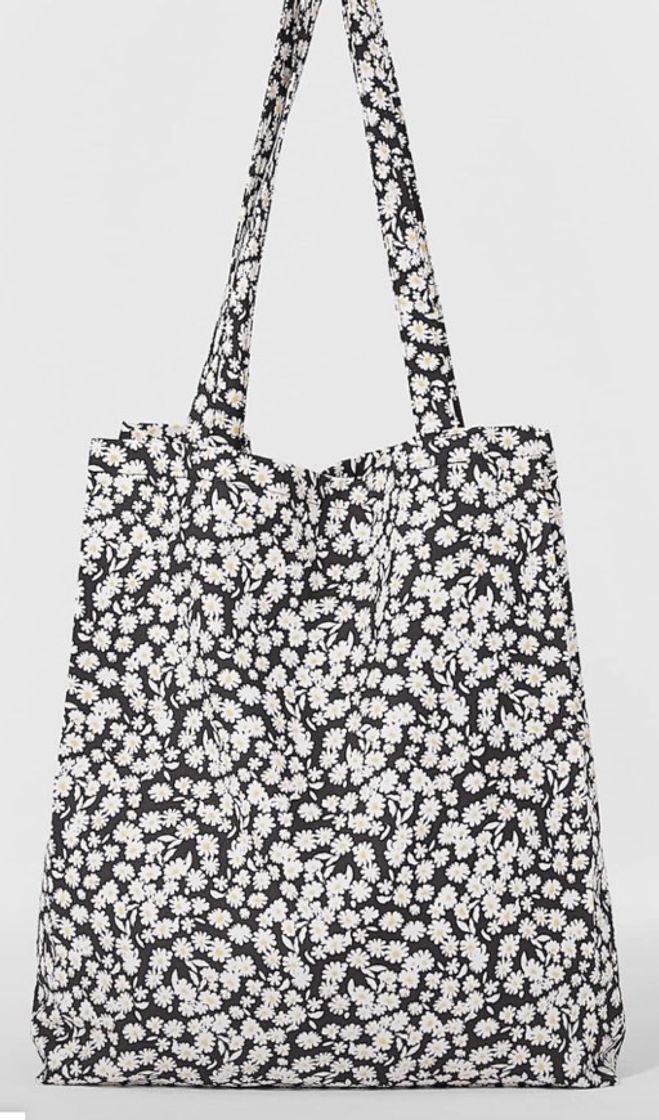 Moda Tote bag com estampado 