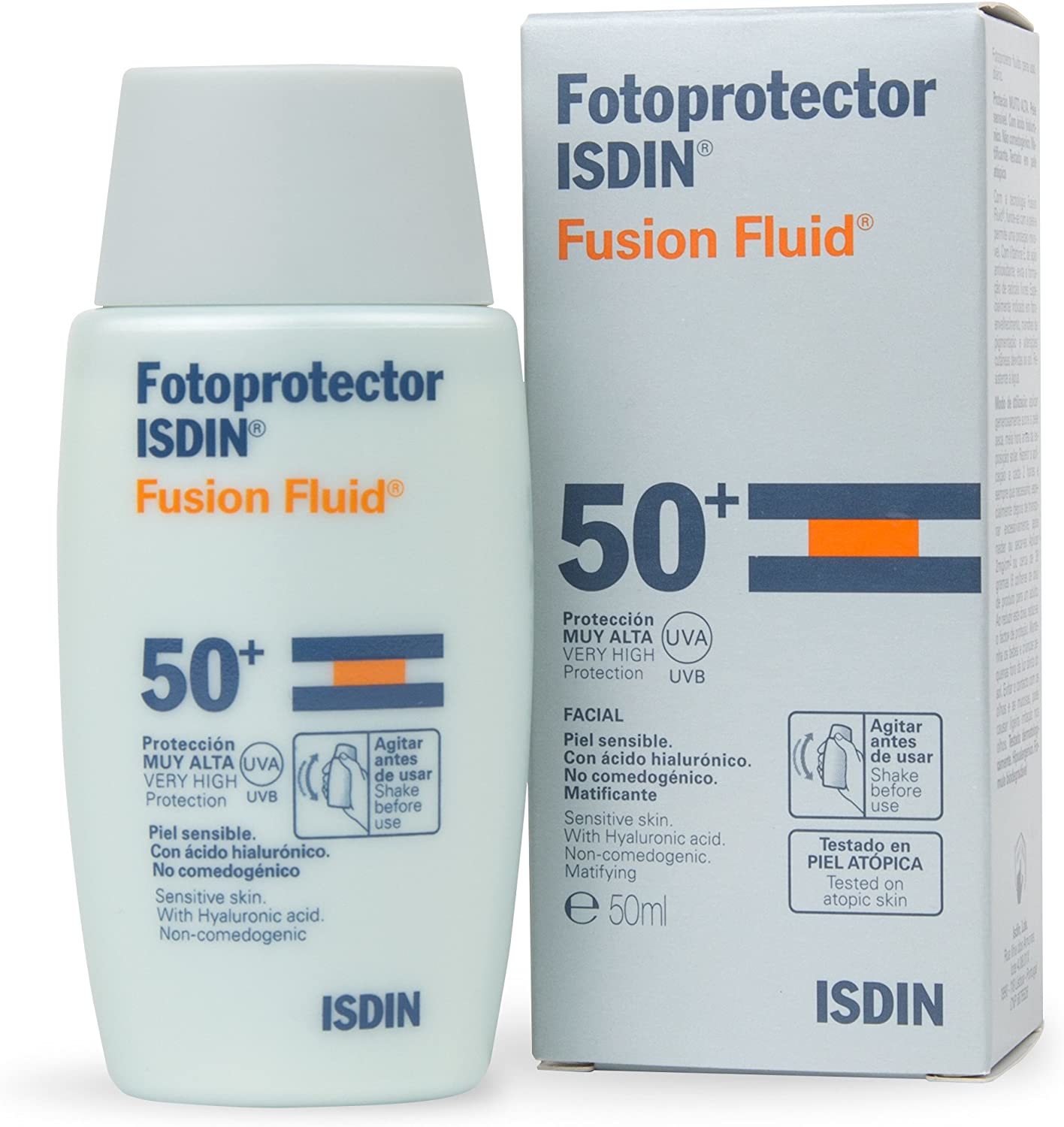 Moda Fotoprotetor ISDIN - Fusion Fluid SPF50+