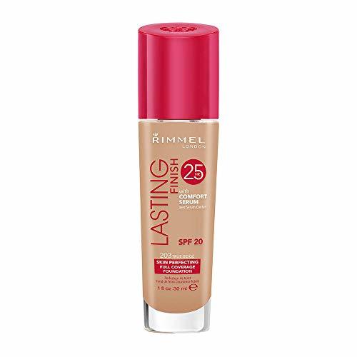 Social Rimmel London Lasting Finish Foundation 25H Base de Maquillaje Tono 203 True