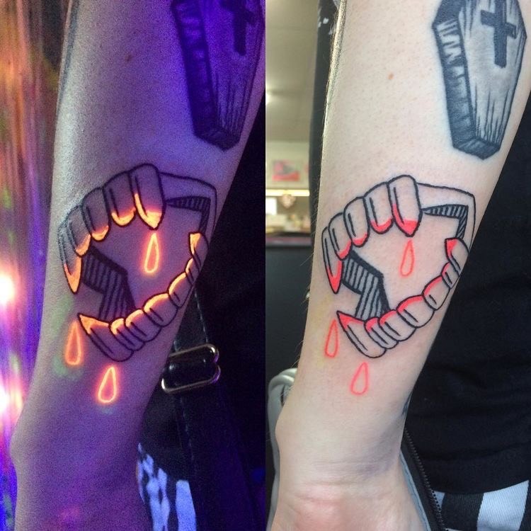 Fashion Tatuagem neon