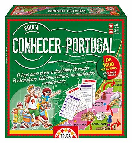 Producto Educa Borrás- Conhecer Portugal, Juego de Mesa en portugués