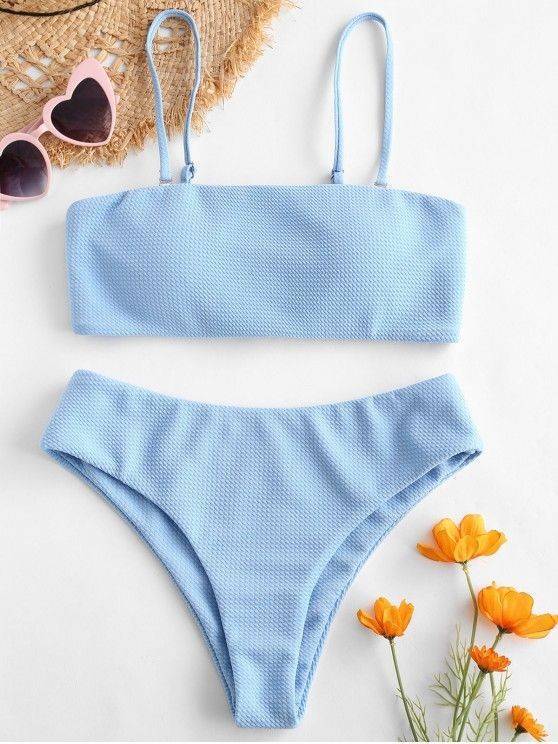 Moda Bikini azul pastel 