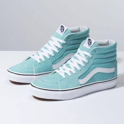 Vans altos azuis 