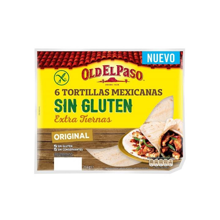 Productos Tortilha sem glúten Old El Paso 