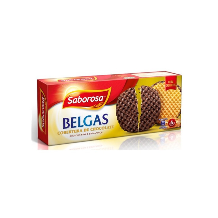 Products Belgas com cobertura de chocolate