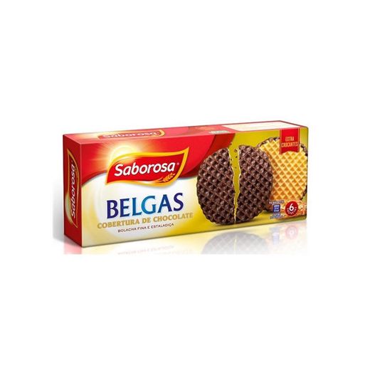 Belgas com cobertura de chocolate