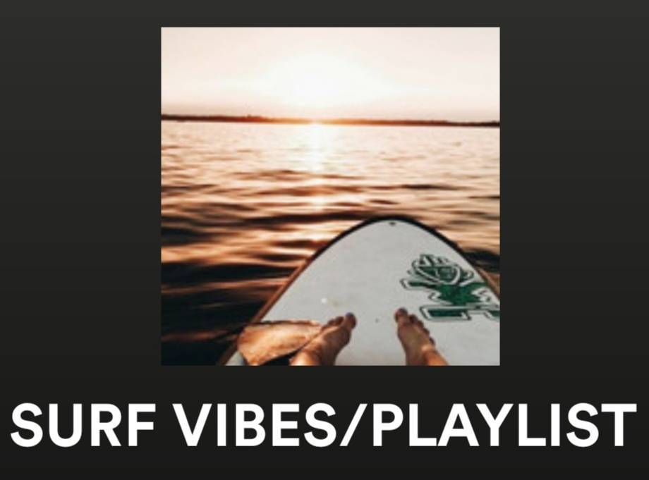 Canción SURF VIBES/PLAYLIST 