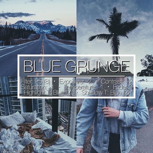 Blue Grunge