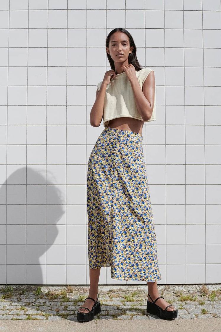 Saia estampada