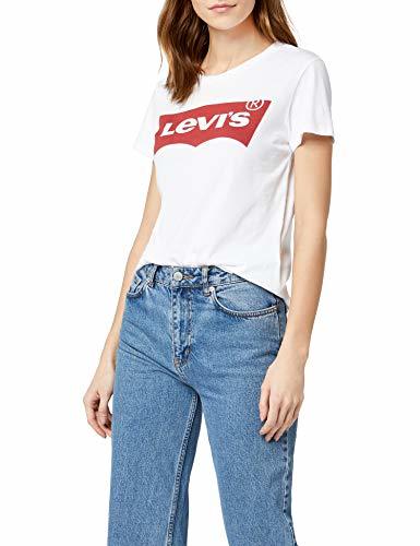 Social Levi's The Perfect Tee, Camiseta para Mujer, Blanco