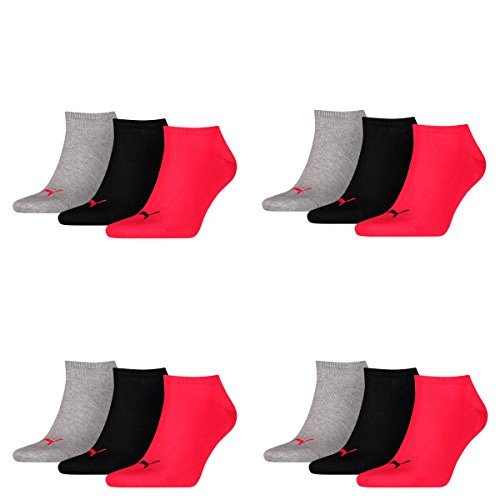 Moda 12 pair Puma Sneaker Invisible Socks Unisex Mens & Ladies, Socken &