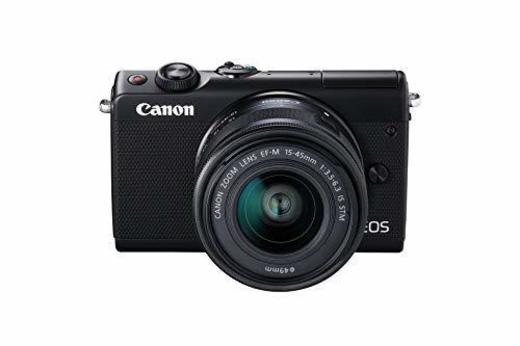 Canon EOS M100 BK M15-45 S - Cámara con sensor APS-C de