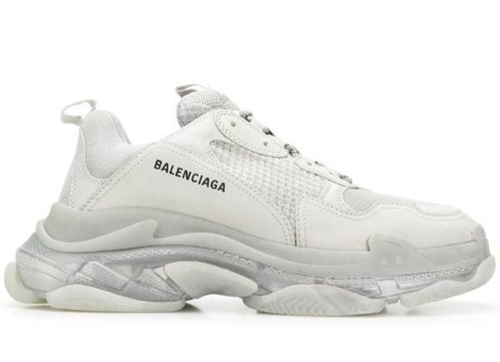 Moda Balenciaga Triple S White