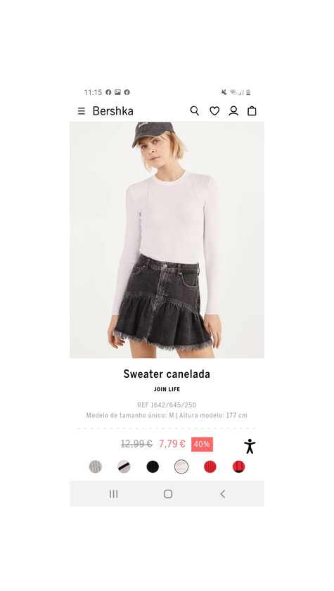 Fashion Top básico bershka