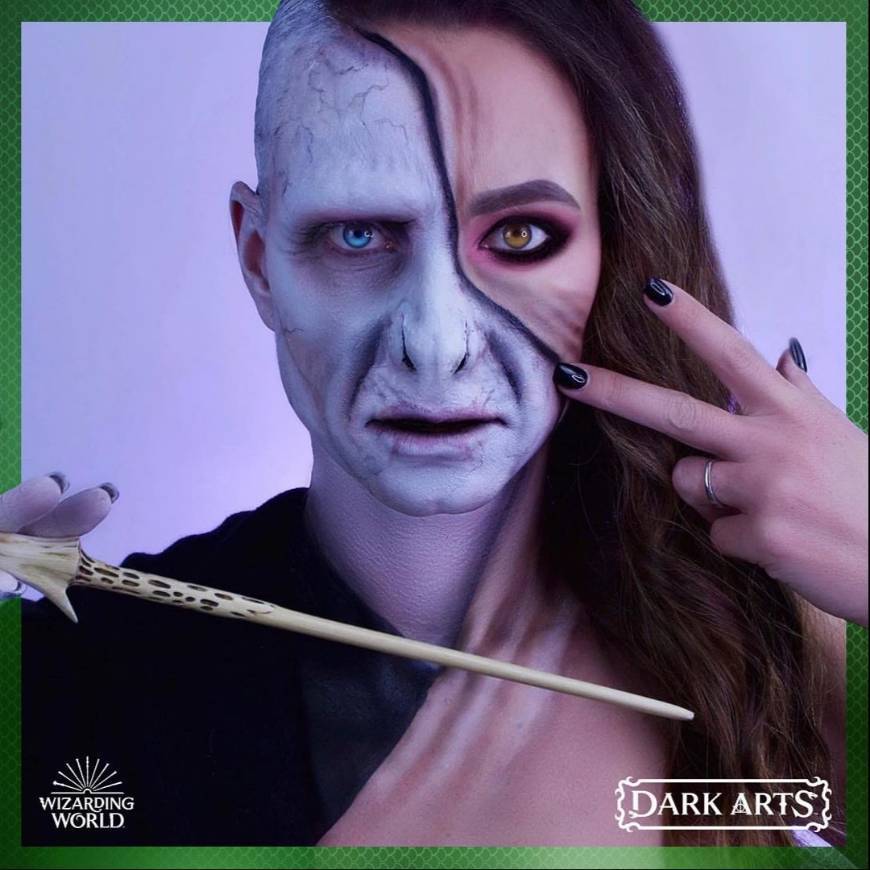 Fashion Voldemort makeup 