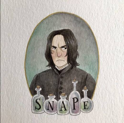 Professor Snape drowning 