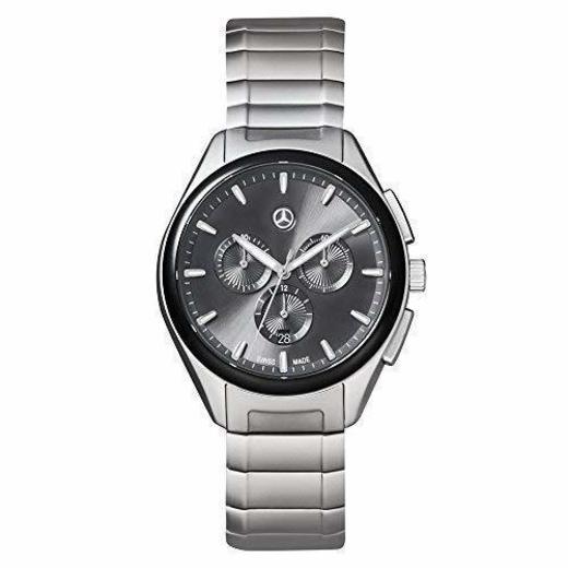 Mercedes Benz Original Hombre Reloj de Pulsera Acero Inox