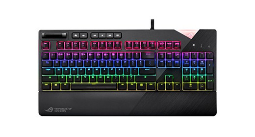 Asus Rog Strix Flare - Teclado Mecánico con interruptores Cherry MX RGB