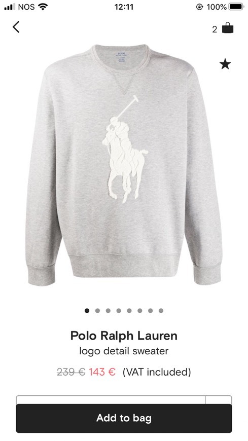 Polo Ralph Loren logo detail sweater 