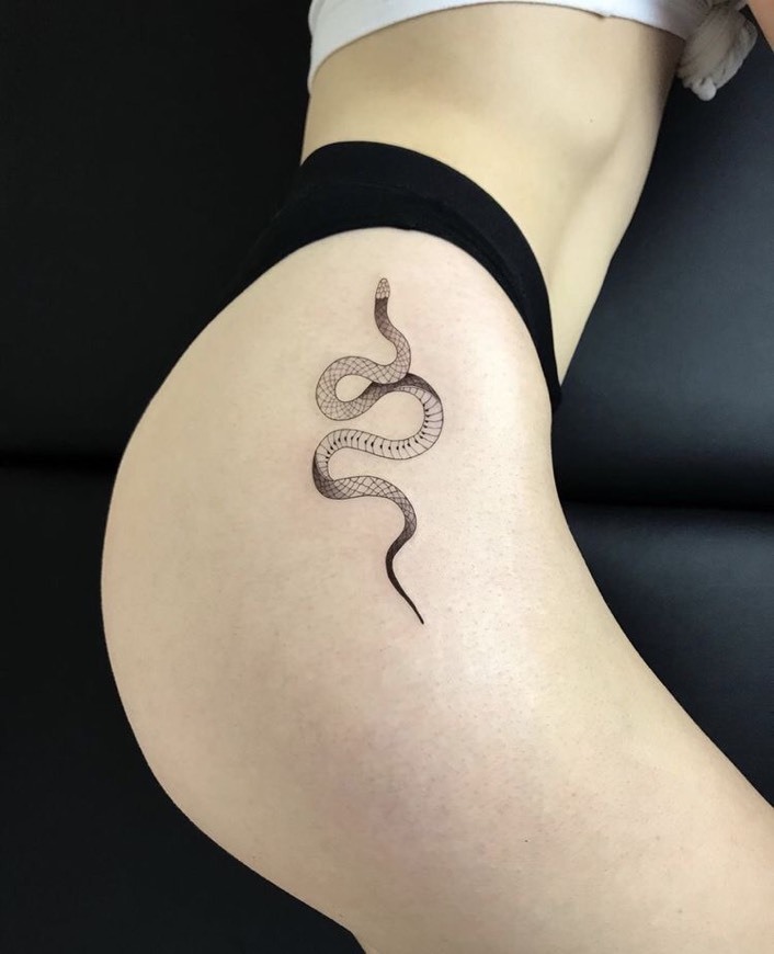 Social Snake tattoo