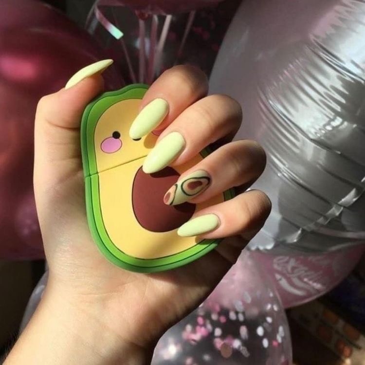 Fashion Avocado Nails