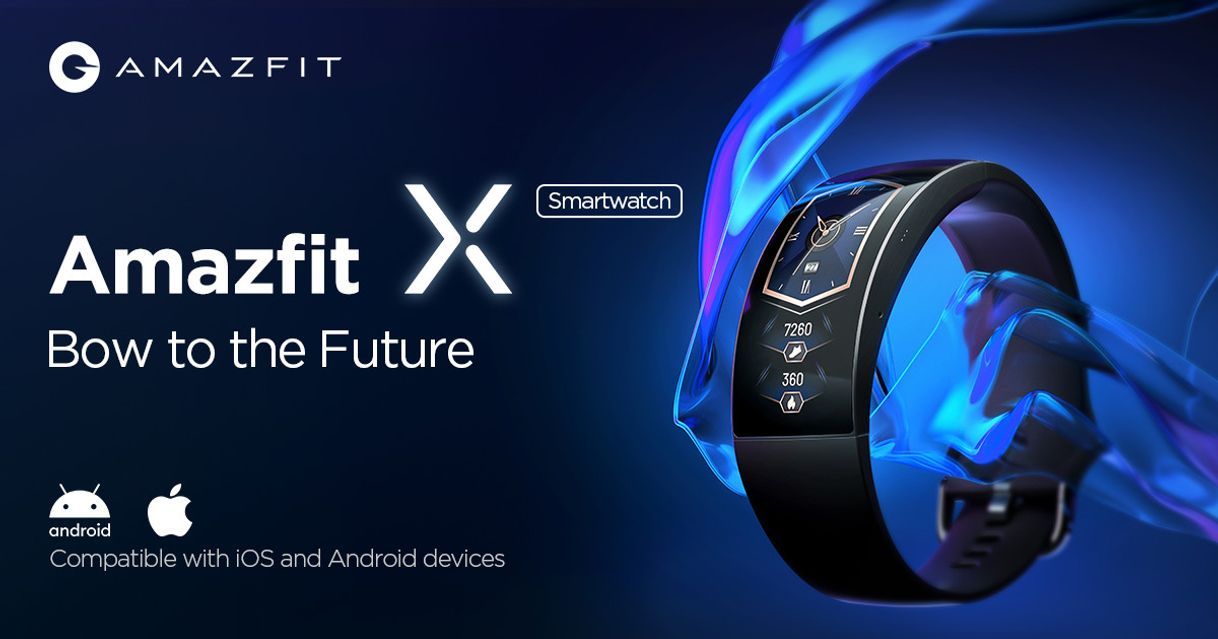 Moda Amazfit X Curved Smartwatch: Bow to the Future | Indiegogo