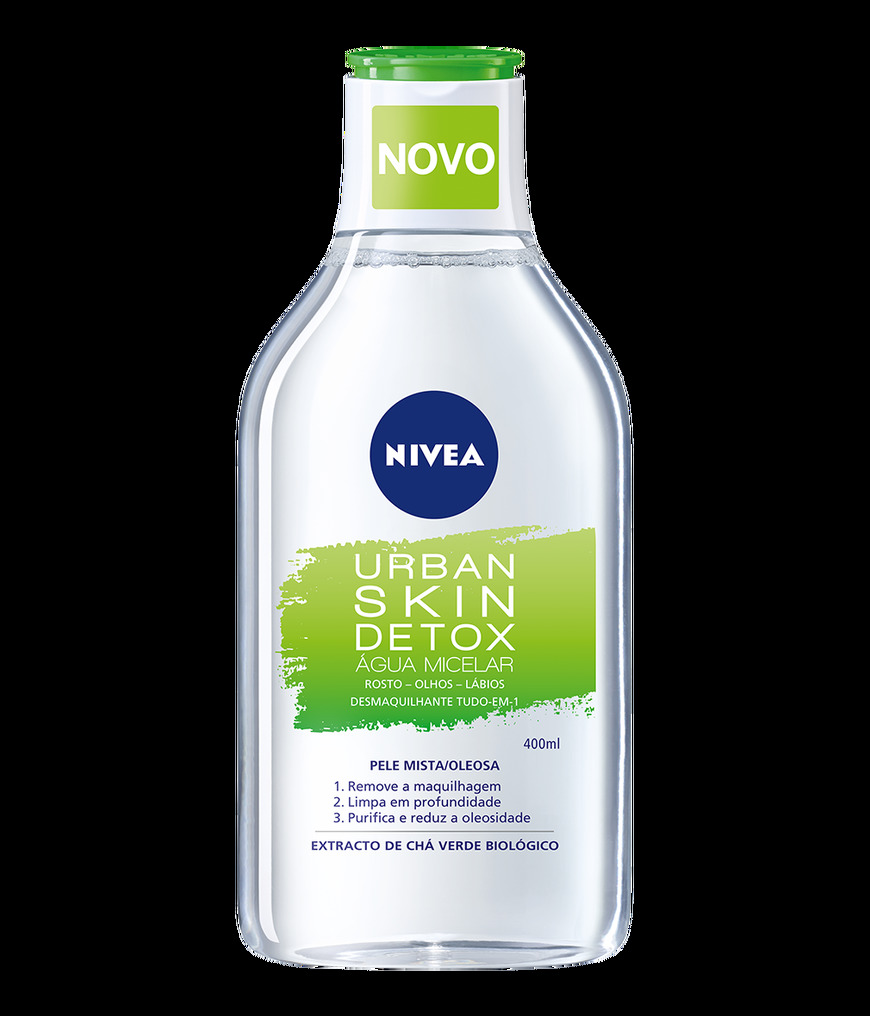 Moda Limpeza anti-poluição - NIVEA Água Micelar Urban Skin Detox