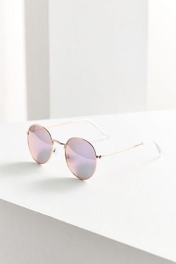 Dyllon Metal Round Sunglasses