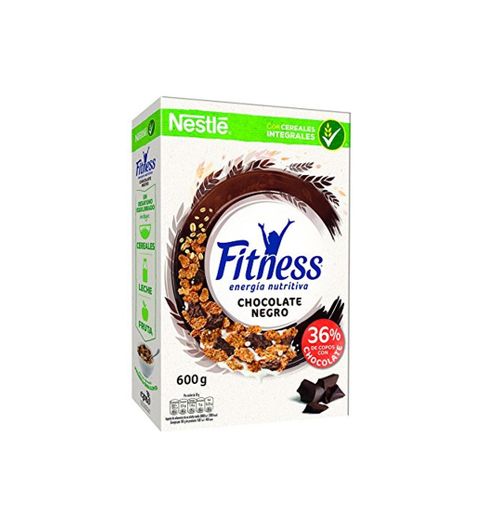 Cereales NESTLÉ Fitness con chocolate negro - Copos de trigo integral