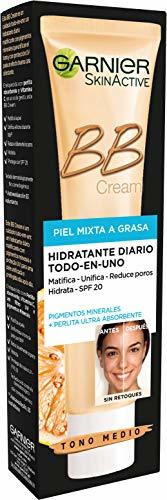 Belleza Garnier Skin Active BB Cream Matificante Crema Correctora y Anti Imperfecciones para