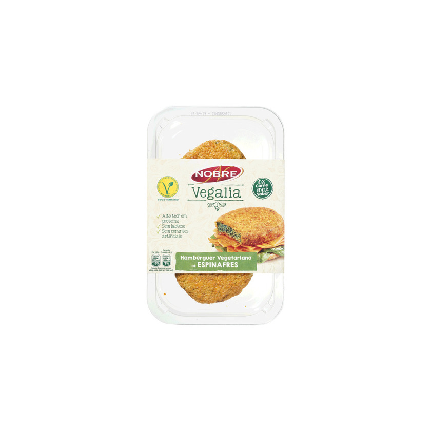 Product Hambúrguer vegetariano de espinafres 