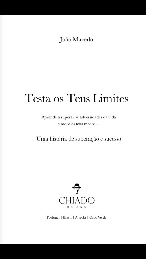 Book Testa os teus limites