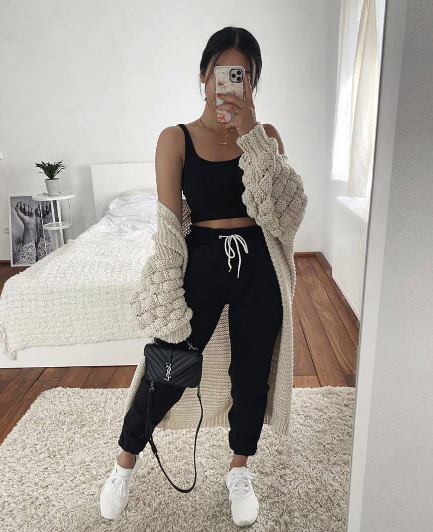 Social Black Sporty Outfit 
