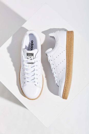 Adidas Stan Smith White & Brown Sole 