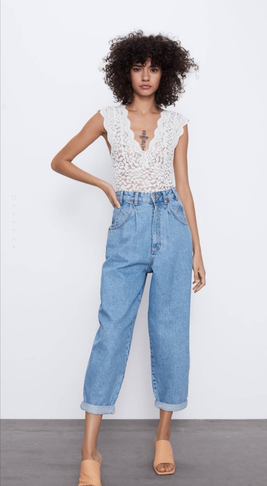 Social Blusa de renda