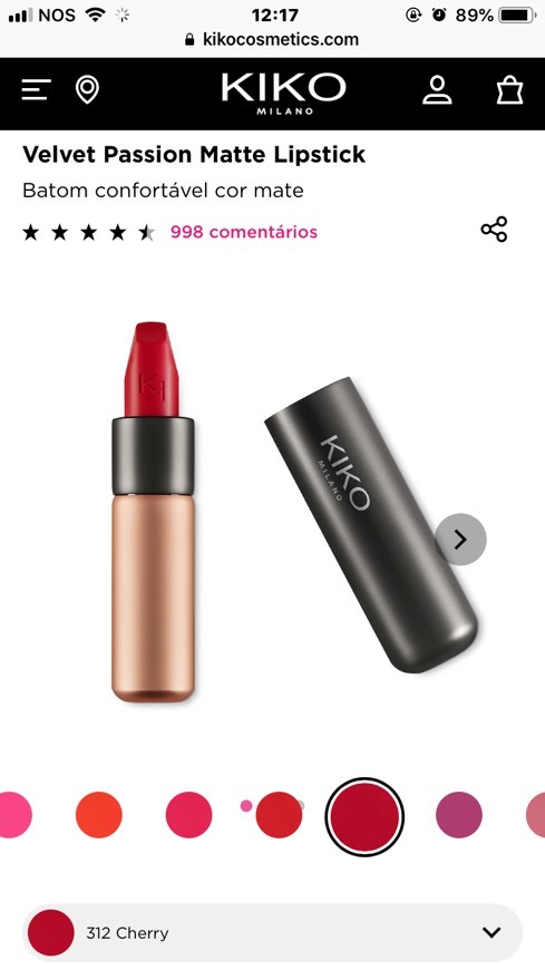 Producto Kiko milano