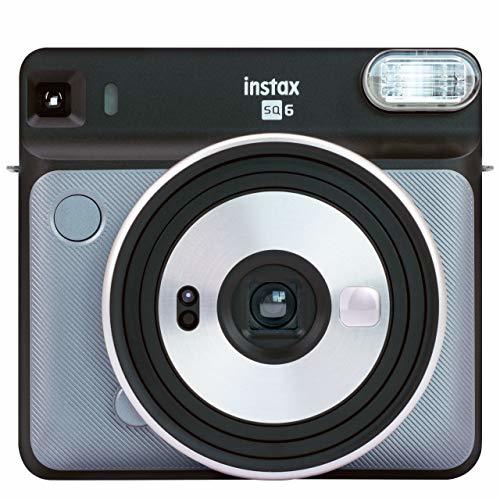 Electrónica Fujifilm Instax SQ6 - Cámara analógica instantánea Formato Cuadrado, Color Gris