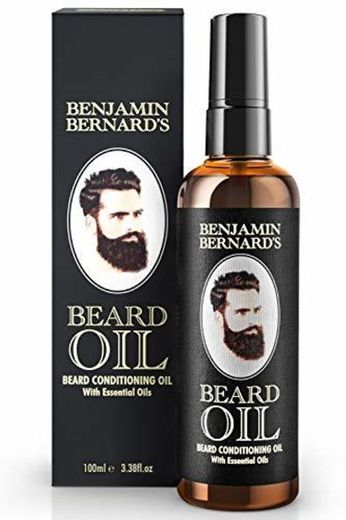 Aceite de Barba para Hombres de Benjamin Bernard - Aceite Acondicionador -