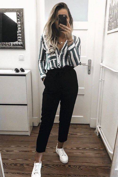 Moda Stripes and black