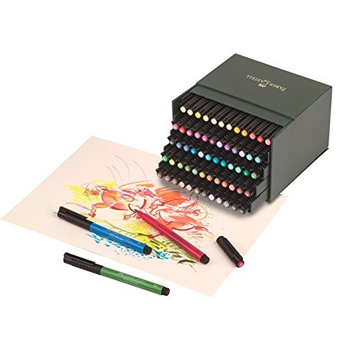 Producto Faber Castell FC-167150 Tekenstift Faber-Castell Pitt Artist Pen Brush Studiobox 60 Stuks